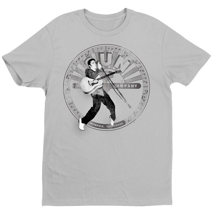 T-Shirt LGRY / S Elvis Sun Records Circle T-Shirt - Light Grey