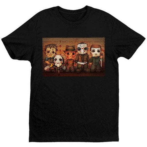 T-Shirt Crew Neck / Black / S Killer Line Up T-Shirt - Black