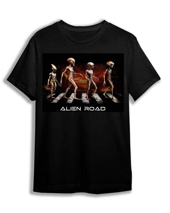 T-Shirt BLK / S Alien Road T-Shirt - Black