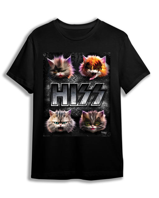 T-Shirt BLK / S Hiss Kitties T-Shirt - Black