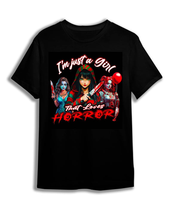 T-Shirt BLK / S I'm Just A Girl T-Shirt - Black