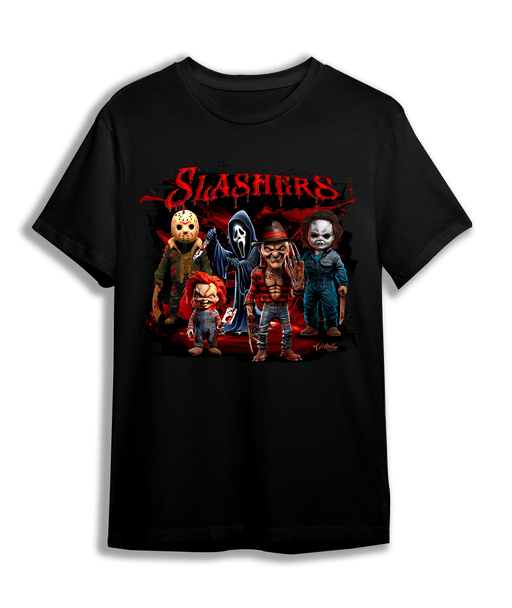 T-Shirt BLK / S Slashers T-Shirt - Black