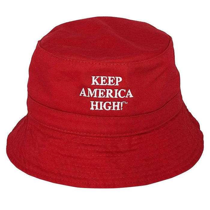 headware Keep America High Bucket Hat for Marijuana Legalization - IN STOCK!