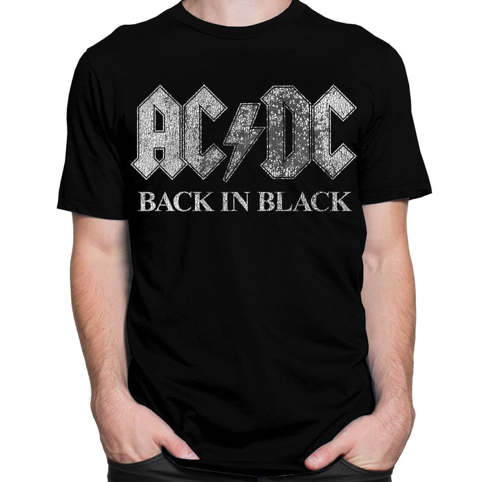 In Black T-Shirt AC/DC — Back - GDA, Black