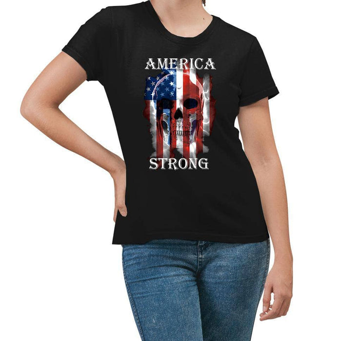 T-Shirt America Strong T-Shirt by Daveed Benito