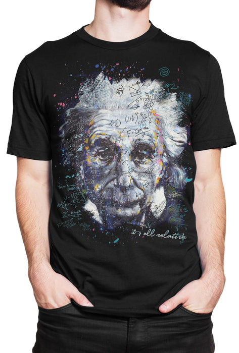 Einstein It's All Relative T-shirt - Black