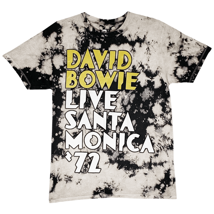 David Bowie Live in Santa Monica T-Shirt - Tie Dye