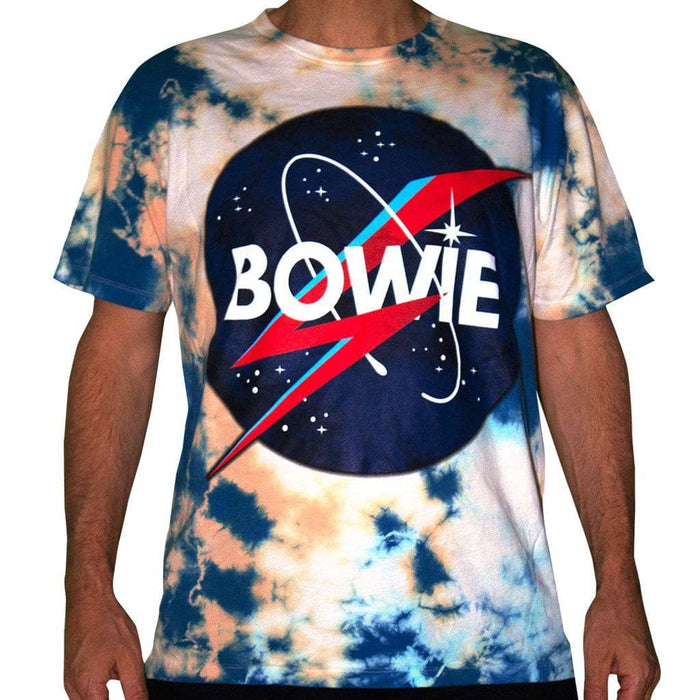 David Bowie Space Logo T-shirt - Tie Dye