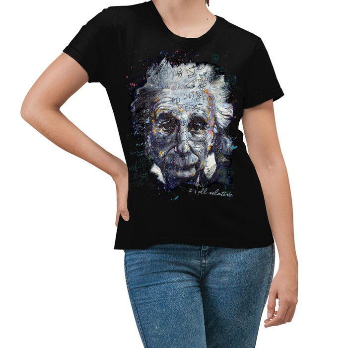 Einstein It's All Relative T-shirt - Black