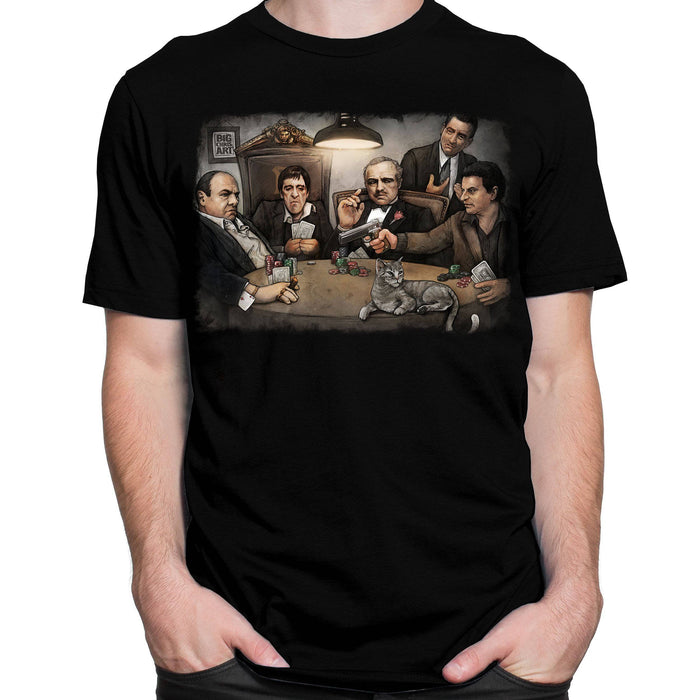 T-Shirt Gangsters Playing Poker T-Shirt by Big Chris