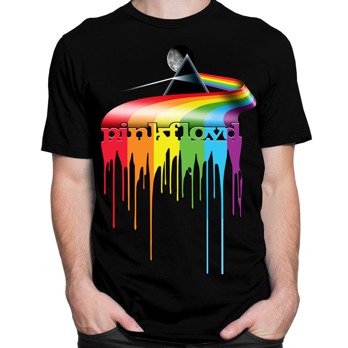 Pink Floyd Dripping Dark Side T-Shirt - Black