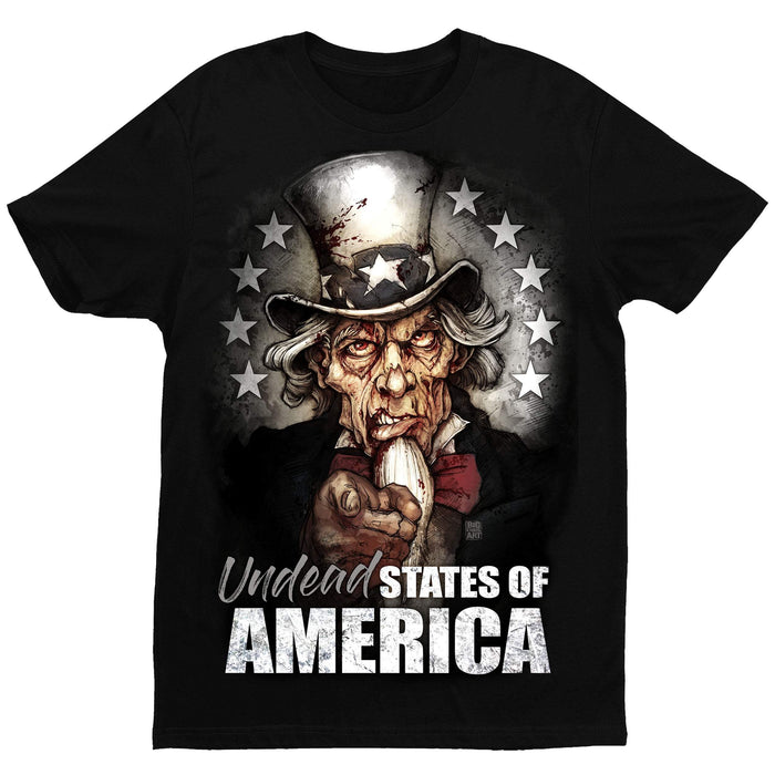 Undead States of America T-Shirt - Black