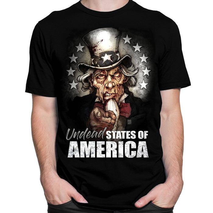 T-Shirt Undead States of America T-Shirt by Big Chris