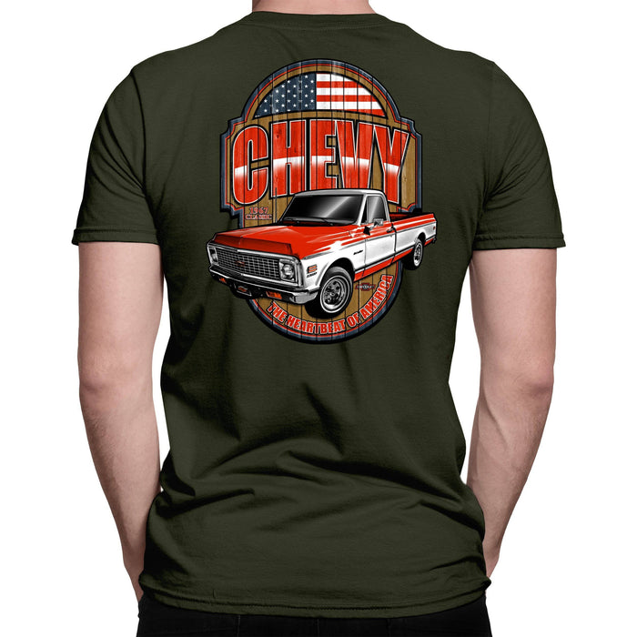 T-Shirts 1967 Chevy C-10 Pickup T-Shirt - Olive