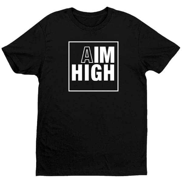 T-Shirts BLK / S AIM High T-Shirt - Black