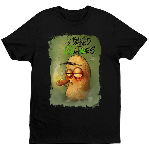 T-Shirts Half Baked Potato T-Shirt - Black